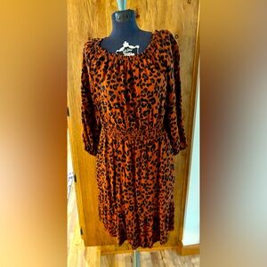 Knox Rose animal print dress
